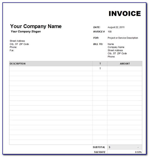 Free printable reading log template that you can customize before you print. Blank Invoice Templates Pdf - Form : Resume Examples # ...