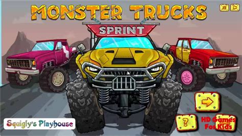 Monster Truck Games Videos Monster Truck Sprint Monster Truck Games
