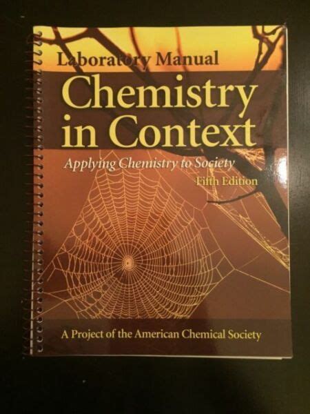 Chemistry In Context Applying Chemistry To Society 5th Edition