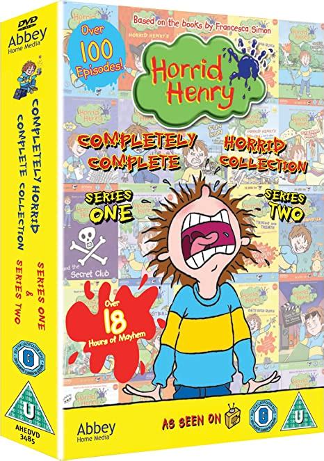 Horrid Henry Complete Series 1 And 2 Dvd Uk Dvd And Blu Ray