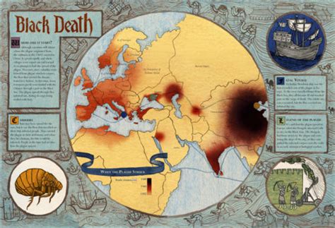 Map Of Black Death