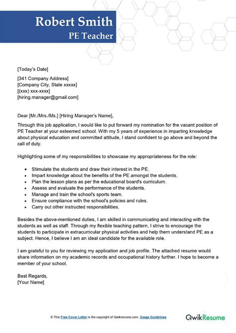 Education Coordinator Cover Letter Examples Qwikresume