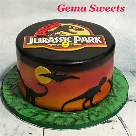 Jurassic Park Cake By Gema Sweets Birthday Party At Park Doll
