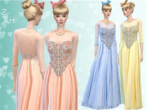 The Sims Resource Cinderella Gown