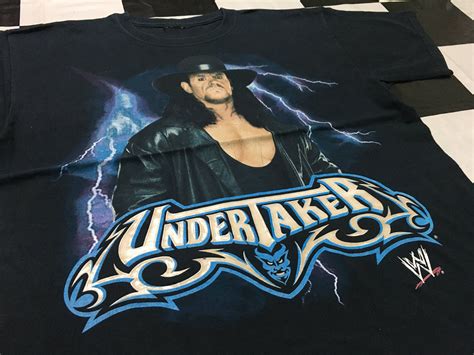 Vintage Undertaker T Shirt Wwf Wrestling Shirt By Alivevintageshop On Etsy