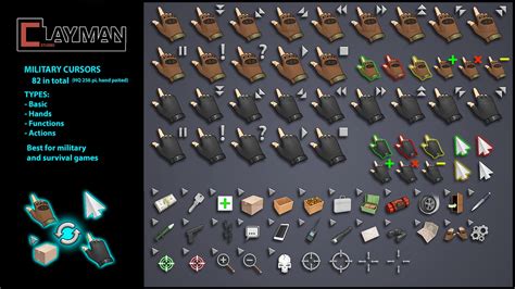 Cursors Mega Pack By Clayman In 2d Assets Ue4 Marketplace