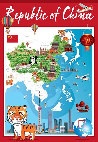 Learn chinese with these 9 cartoons. China Cartoon Map Stock Illustration - Download Image Now ...