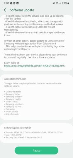 O Snapdragon Galaxy S22 Também Está Recebendo A Terceira Atualização Beta Do One Ui 50 Android