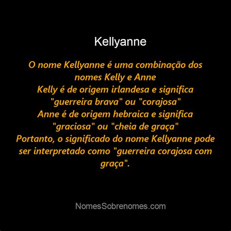 Qual O Significado Do Nome Kellyanne