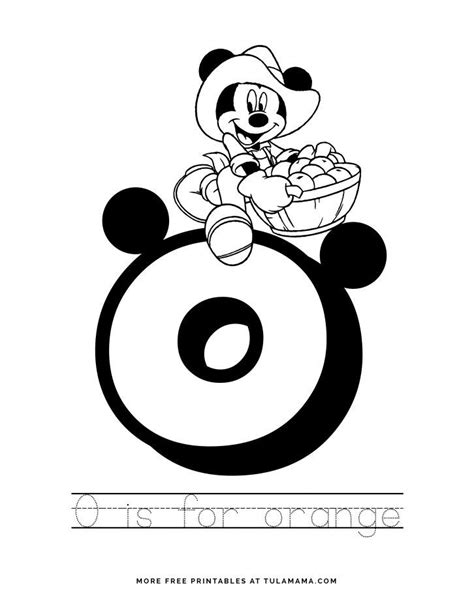 Free Printable Mickey Mouse Abc Letter Tracing For Preschoolers