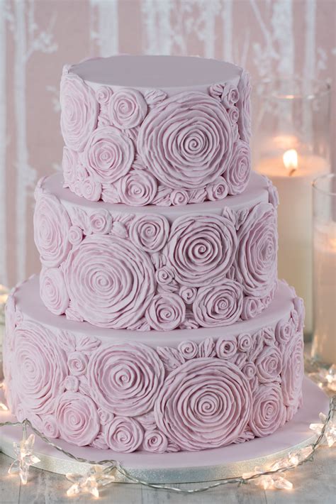 Ruffled Roses Mould Cake Rose Cake Wedding Cakes