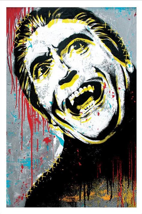 Sir christopher frank carandini lee, cbe cslj; Christopher Lee as Dracula 12 x 18 High by ...