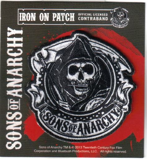 Sons Of Anarchy Circular Reaper Samcro Logo Embroidered Patch Licensed