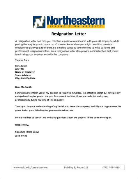 Official Resignation Letter 9 Examples Format Sample Examples