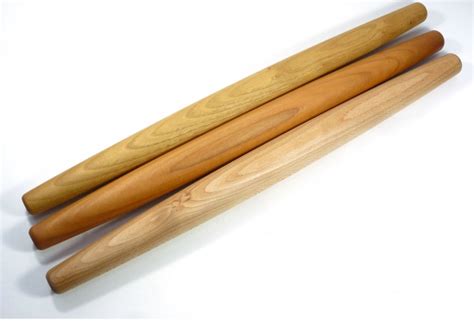 Handmade Slimline Wooden French Tapered Rolling Pins Tommy Woodpecker