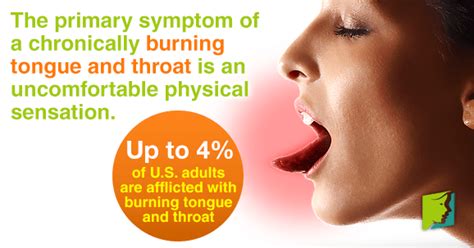 Someone with burning mouth syndrome may also experience a dry mouth. What to Expect When You Have Burning Tongue and Throat ...