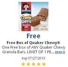 Welcome to our gift card balance checker. Dillons FREE Box Quaker Granola Bars (load onto card ...