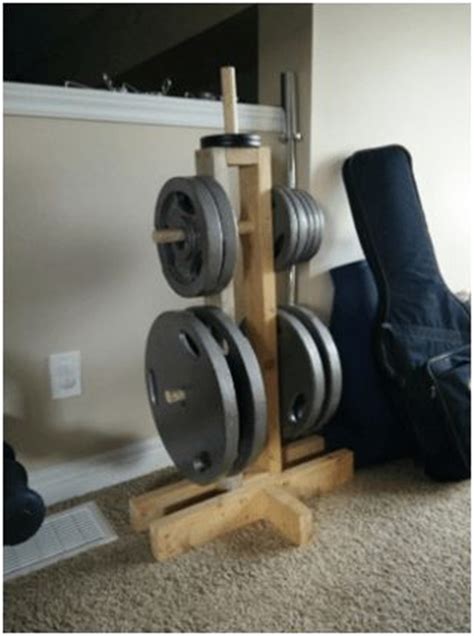 Creating do it yourself projects. Build It: DIY Weight Tree For Around $20 | Diy home gym, At home gym, Diy gym equipment
