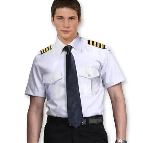 2018 Aviation Uniform Aviator Short Sleeve Shirtairline Pilot Uniform