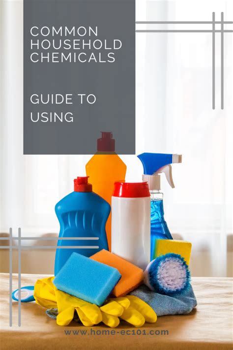 Household Chemicals A Home Ec 101 Guide Home Ec 101
