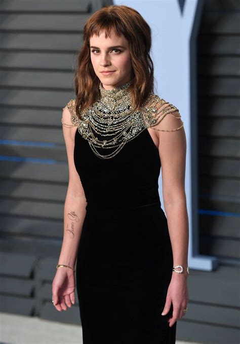 Oscars 2018 Emma Watson Unveils Times Up Tattoo But Did You See The