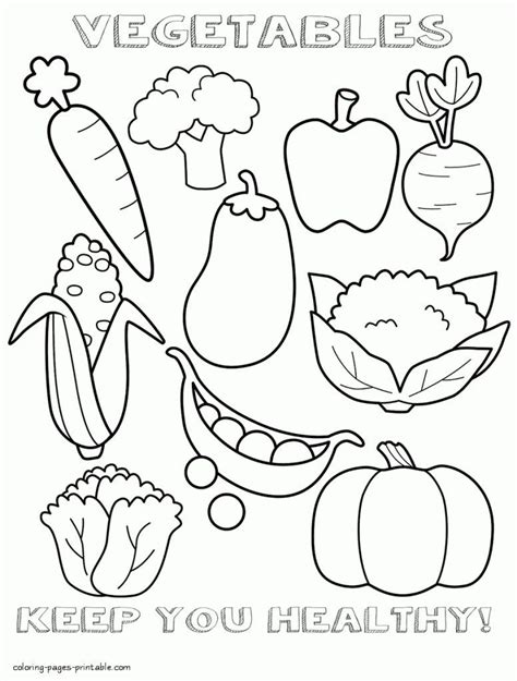 Printable vegetable coloring pages contain pictures of potato, tomato, cabbage. coloring.rocks! | Vegetable coloring pages, Fruit coloring ...