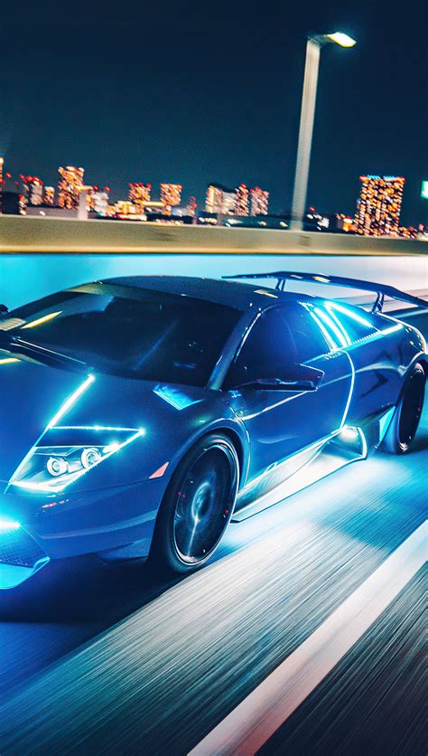 Neon Blue Lamborghini Wallpapers Top Free Neon Blue Lamborghini