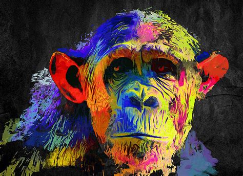 Monkey Shrek Digital Art By Yury Malkov Pixels