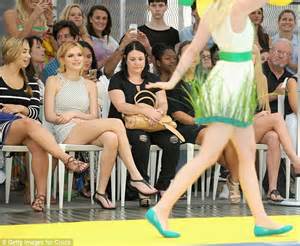 Bella Thorne Wears Two Midriff Baring Outfits At Crocs Fashion Event In
