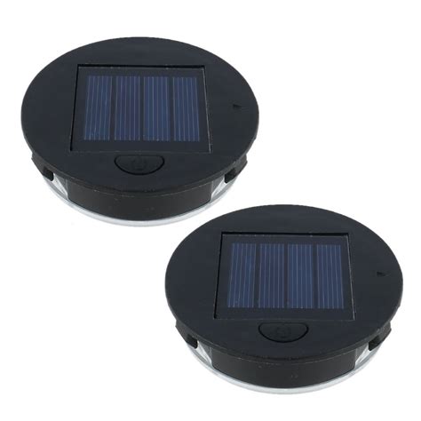 Mlfire 2pcs Solar Lights Replacement Top Part Panel For Outdoor Hanging