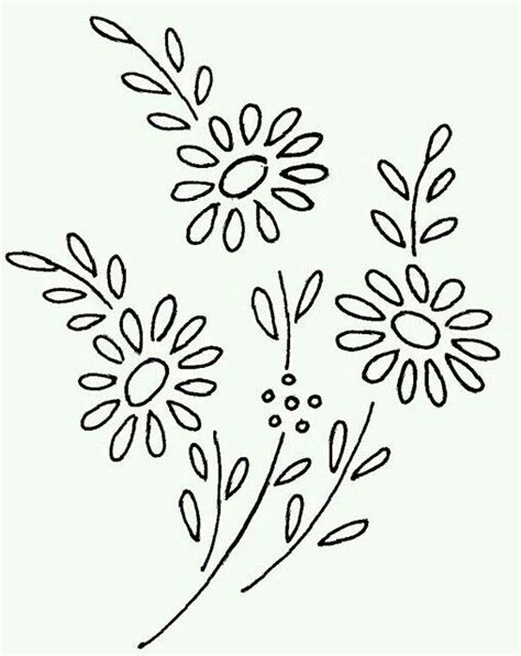 Para Bordar Embroidery Flowers Pattern Templates Hand Embroidery