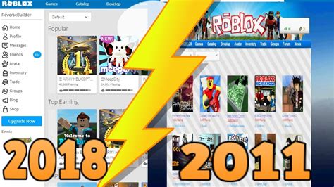 Roblox How To Get 2011 Website In 2018 Youtube