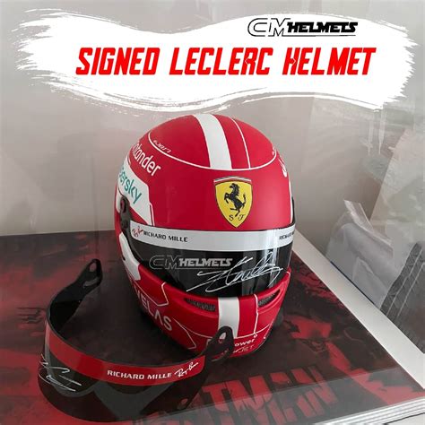 Beautiful F1 Helmet Charles Leclercs Design With A Signature Cm Helmets