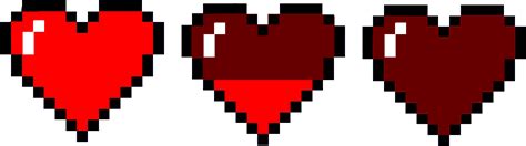 Download Transparent Heart Pixel Png Pixel Heart Pngkit