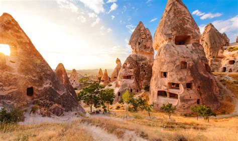 Volcanic Tuff Omnipresent In Cappadocia Region Turkey Is A Rock Type