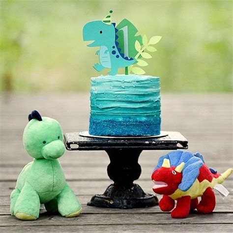 Dinosaurier Cake Topper Jeder Age Smash Cake Etsy Dinosaur Birthday