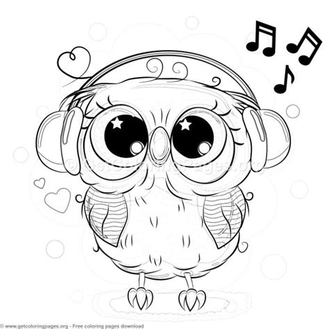 Cute owl coloring pages are a fun way for kids of all ages to develop creativity, focus, motor skills and color recognition. 24 Cute Owl Coloring Pages - GetColoringPages.org # ...