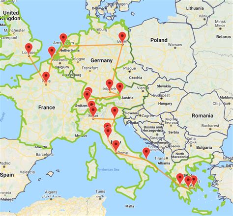 Interrailing 1 Month In Europe Interrail Itinerary Interraileu