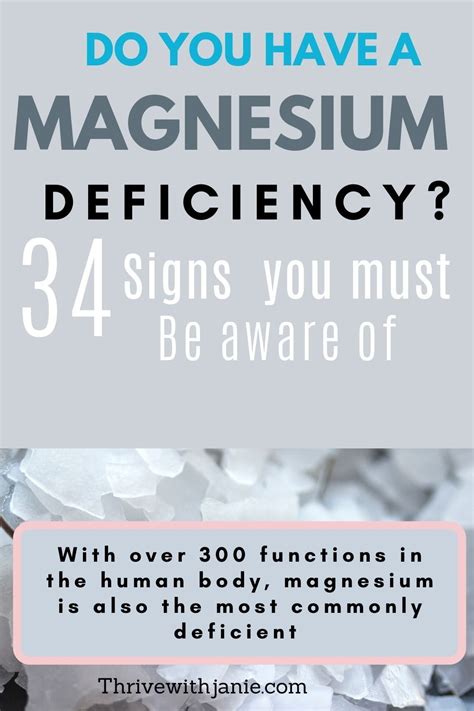 signs and symptoms of magnesium deficiency healthy diet tips good health tips health advice