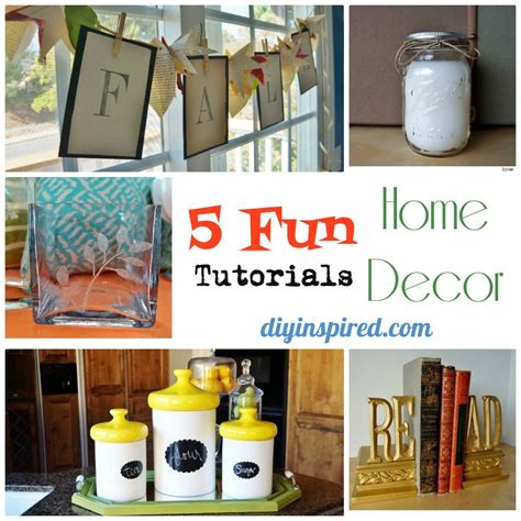 A guide to proposing at home and making it super special. Five Fun Home Décor Tutorials - DIY Inspired