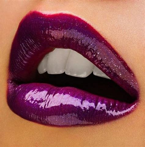Colorful Lips Collections Violet Fashion Art