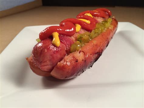 Photo Hot Dog In A Sausage Bun