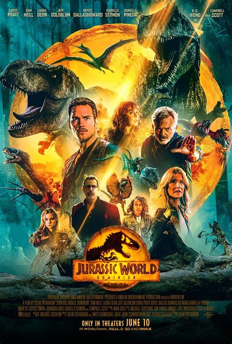 Jurassic World Dominon Poster Forest By Andrew VM Jurassic World