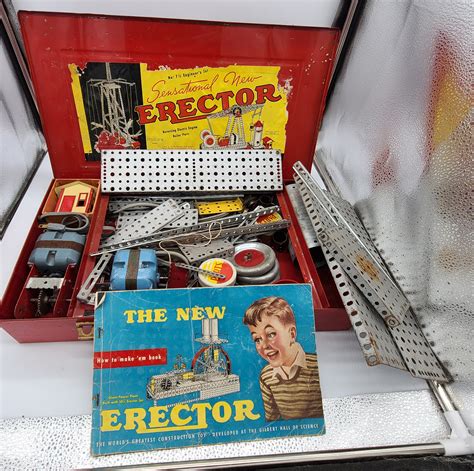 Vintage Erector Set Gilbert Erector For Sale Only 3 Left At 70