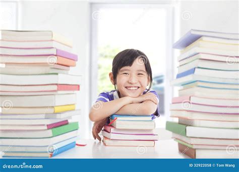 Happy Little Enjoy Studying Stock Photo Image Of Childhood