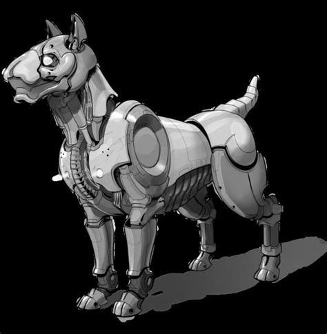 Guard Dog Robot By Baranyatamas On Deviantart Robot Animal Robot