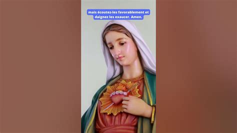 Souvenez Vous ô Très Miséricordieuse Vierge Marie Youtube