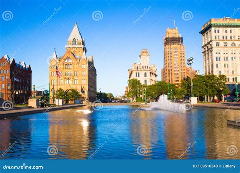 Downtown Syracuse New York State Stock Photo Image Of Tourism