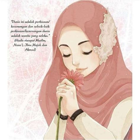 Gambar Muslimah Cantik Terlengkap Menangis Muslimah Kartun Berdoa