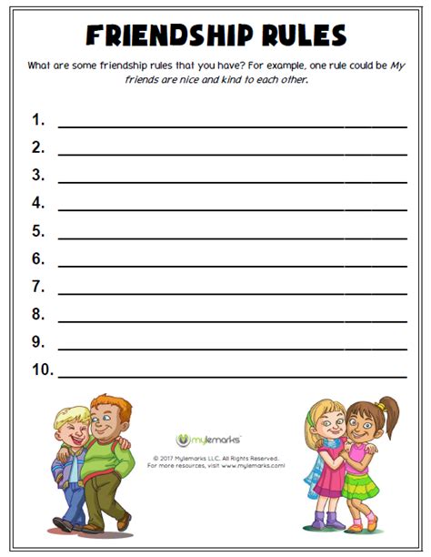 Boundaries Worksheet For Kids Thekidsworksheet